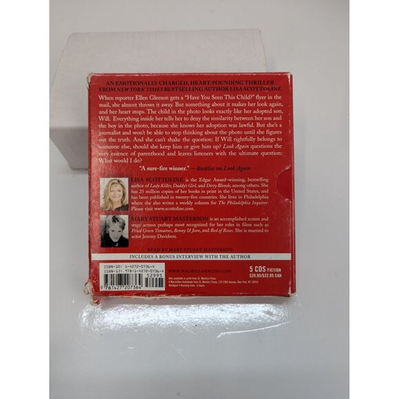 Lisa Scottoline Audiobooks CDs Every Fifteen Minutes and Look Again - Picture 8 of 8